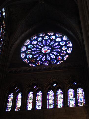 image Rosetón y vidrieras de la Catedral de León
