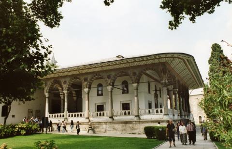 image Pabellón de autoridades, Palacio de Topkapi baldaquino, Estambul, Turquía