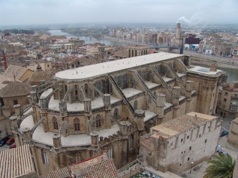 image Vista superior, Catedral de Tortosa, Tarragona