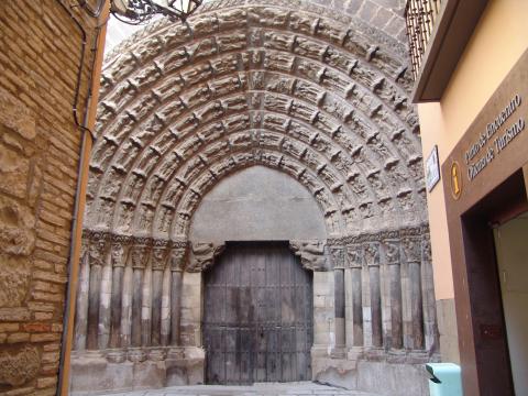 image Puerta del Juicio, Catedral de Tudela, Navarra