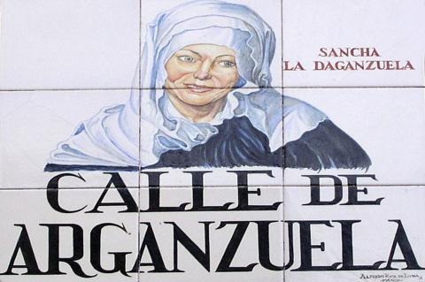 image Indicativo de calle de Arganzuela, Madrid