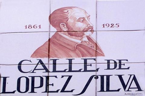 image Indicativo de calle de López Silva, Madrid