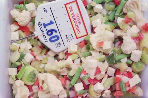 image Sopa de verduras congelada