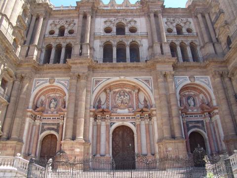 image Fachada principal de la Catedral de Málaga