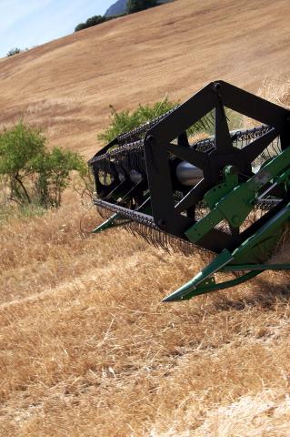 image Mecanismo de corte de una cosechadora de trigo