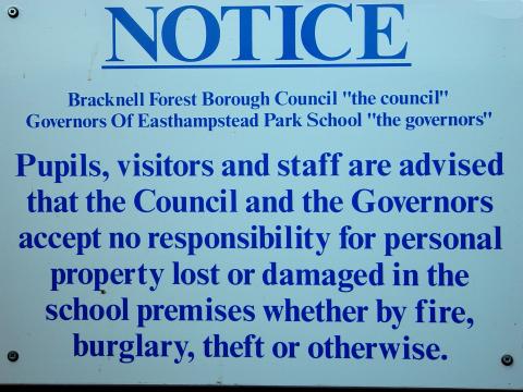 image Cartel de aviso