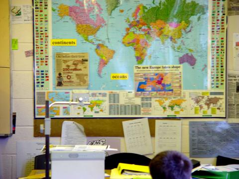 image Clase de geografía