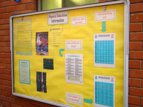 image Tablón de educación física