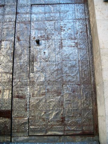 image Herraje de puerta de la catedral de Vic, Barcelona, Cataluña