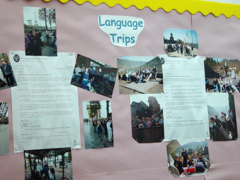 image Exposición de trabajos de idiomas