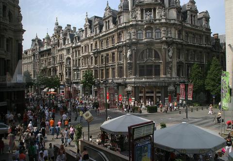 image Casas del siglo XIX en De Meir, Amberes, Bélgica