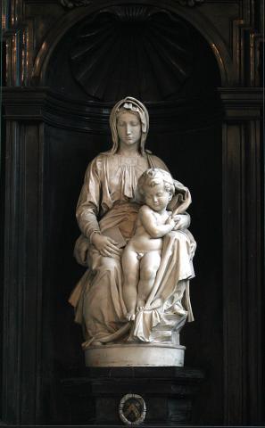 image Madonna con el niño de Miguel Ángel, Brujas, Bélgica