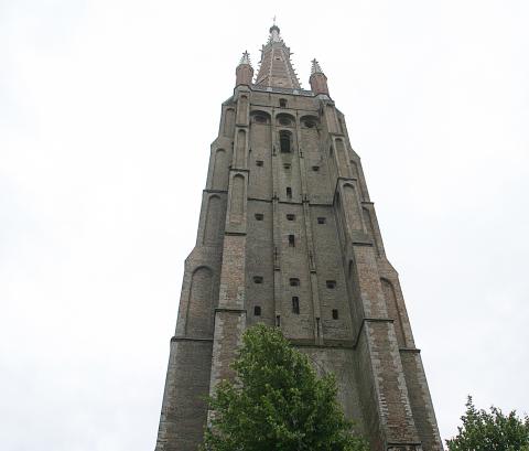 image Torres de la Iglesia de Nuestra Señora, Brujas, Bélgica
