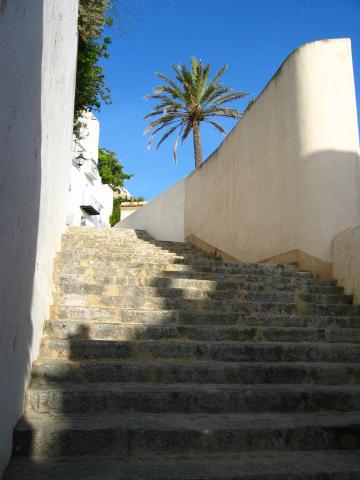image Escaleras en Dalt Vila, Ibiza, Islas Baleares