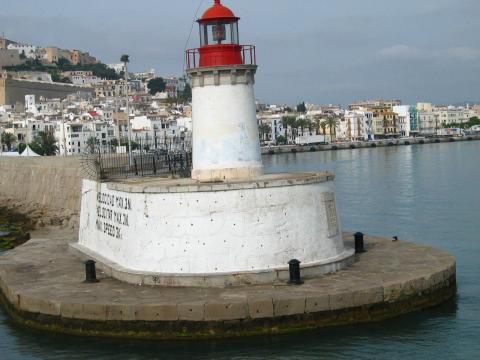image Faro de entrada al puerto de Ibiza, Islas Baleares
