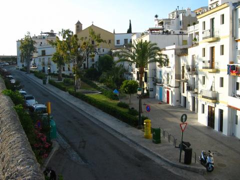 image Sa Penya desde la muralla, Ibiza, Islas Baleares