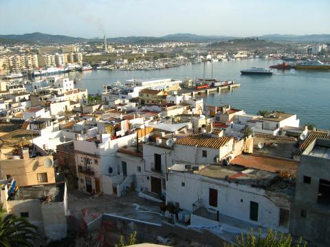 image La Marina desde la muralla, Ibiza, Islas Baleares