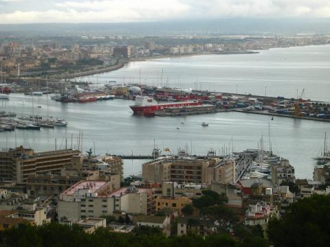 image Palma desde el castillo de Bellver, Mallorca, Islas Baleares