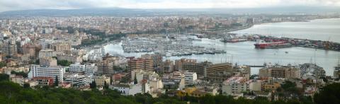 image Palma desde el castillo de Bellver, Mallorca, Islas Baleares