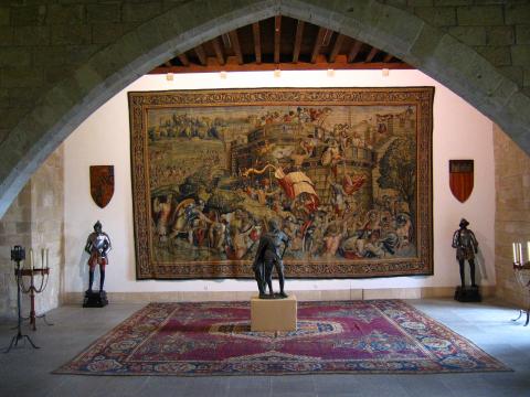 image Interior del palacio de la Almudaina, Palma de Mallorca, Islas Baleares