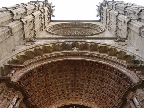 image Puerta de la catedral de Palma, Mallorca, Islas Baleares