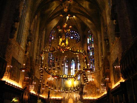 image Interior de la catedral de Palma, Mallorca, Islas Baleares