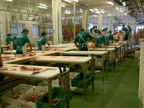 image Limpieza de las partes del cerdo