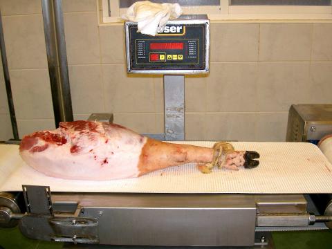 image Pesado del jamón