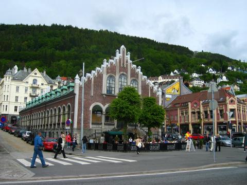 image Edificio medieval hanseático, Noruega