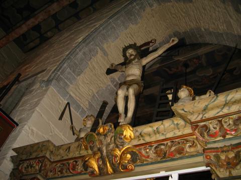 image Interior de la Iglesia de San Miguel o Vangskyrkja, Noruega