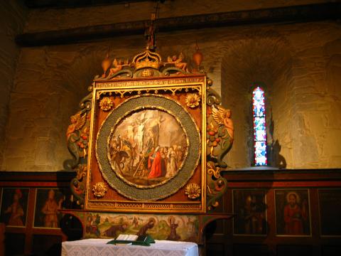 image Altar de la iglesia Vangskyrkja, Noruega
