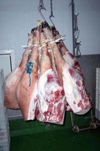 image Jamones listos para secado