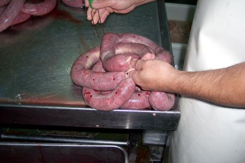 image Preparacion de chacina para secado