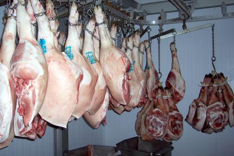 image Transporte de jamones por rail