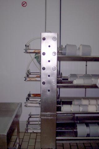 image Detalle de prensado de quesos