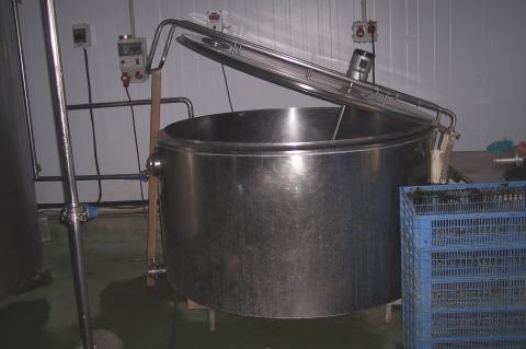 image Vista de cuba de cuajado