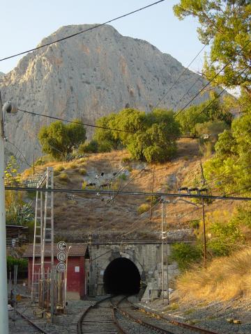 image Sierra Huma desde la estación de El Chorro, Málaga