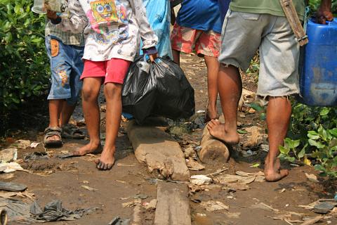 image Recolectores de plástico, Jakarta, Indonesia