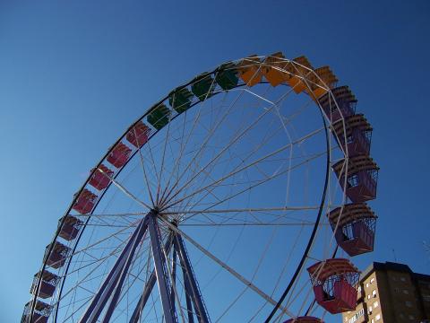 image Noria, Fiestas del Barrio del Pilar, Madrid