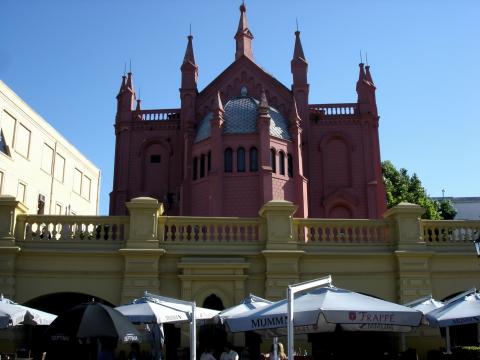 image Terraza de un bar y centro comercial, Buenos Aires, Argentina