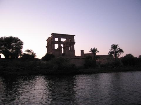 image Philae al anochecer, Egipto