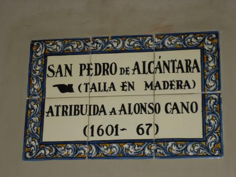 image Letrero en la Iglesia de San Francisco, Salta, Argentina