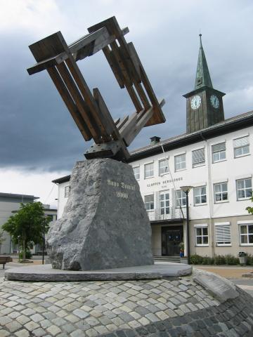 image Sandane, ayuntamiento de Gloppen, Noruega