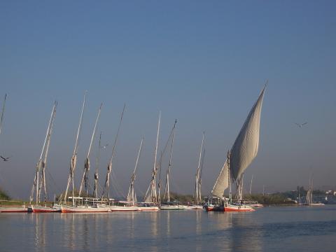 image Falucas en el Nilo, Asuán, Egipto