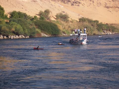 image Embarcaciones en el Nilo, Asuán, Egipto