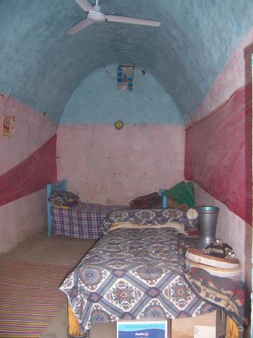 image Dormitorio de una vivienda nubia, Egipto