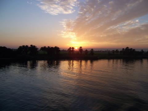 image Atardecer en el Nilo, Egipto