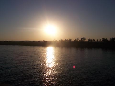 image Atardecer en el Nilo, Egipto