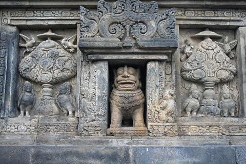 image León simbolo de Prambanan, Jogyakarta, Indonesia