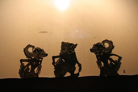 image Marionetas, Teatro de sombras de Jogyakarta, Indonesia